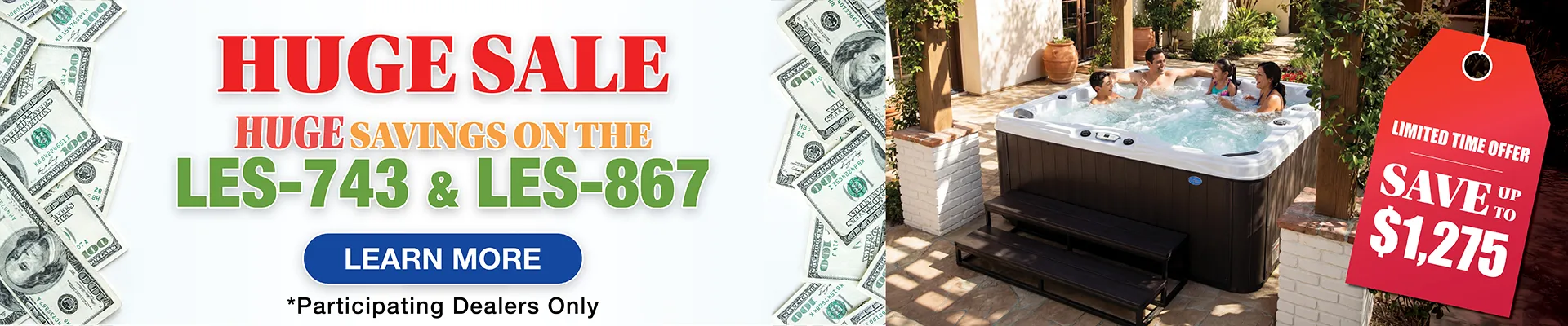 Calspas hot tub being used in a family setting - Edmond